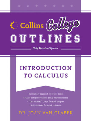 cover image of Introduction to Calculus